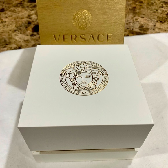 🔥Versace Luxury! Real Gold Plated Chronograph Leather Strap Watch - Picture 8 of 10
